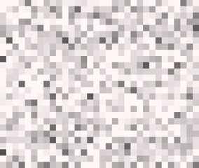 Abstract black and white retro pixel square 8 bit mosaic background