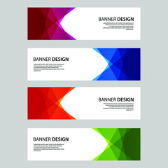 Vector Abstract banner web template
