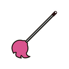 floor mop flat style icon