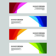 Fototapeta premium Vector Abstract banner web template