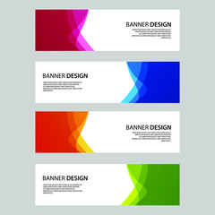 Fototapeta premium Vector Abstract banner web template