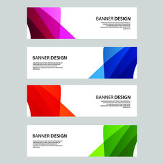 Vector Abstract banner web template