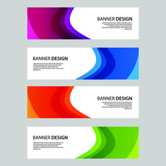 Vector Abstract banner web template