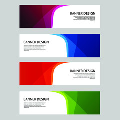 Vector Abstract banner web template