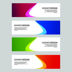 Fototapeta premium Vector Abstract banner web template