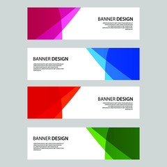 Fototapeta premium Vector Abstract banner web template