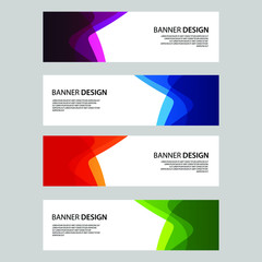 Vector Abstract banner web template