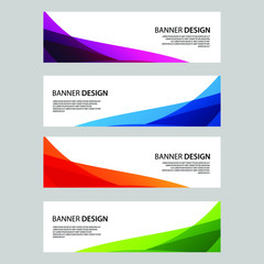 Vector Abstract banner web template