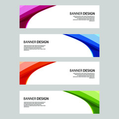 Fototapeta premium Vector Abstract banner web template