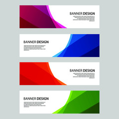 Vector Abstract banner web template