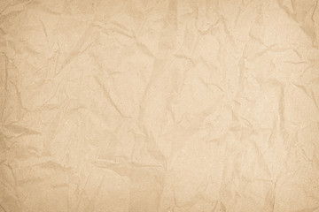 Obraz premium Brown or Cream recycled craft paper texture background. Pattern