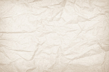 Brown or Cream recycled craft paper texture background. Pattern