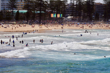 Manly Beach on Sydney's north side