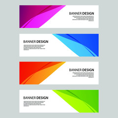 Vector Abstract banner web template
