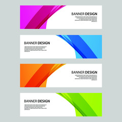 Vector Abstract banner web template