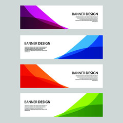 Vector Abstract banner web template