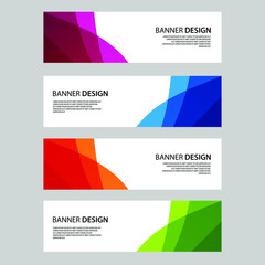 Vector Abstract banner web template