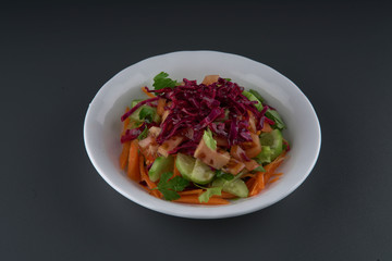 salad on the background