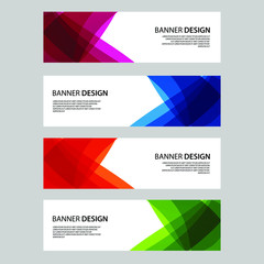 Vector Abstract banner web template