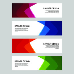 Vector Abstract banner web template