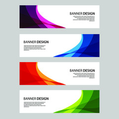 Vector Abstract banner web template