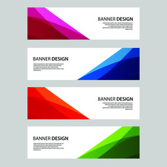 Vector Abstract banner web template