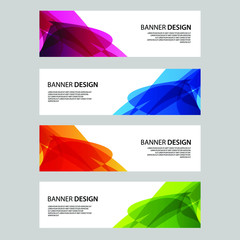 Vector Abstract banner web template