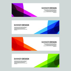 Vector Abstract banner web template