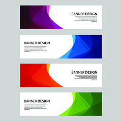 Vector Abstract banner web template