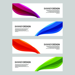 Vector Abstract banner web template