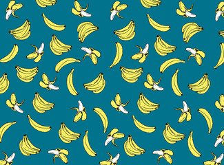 banana vector art and pattern