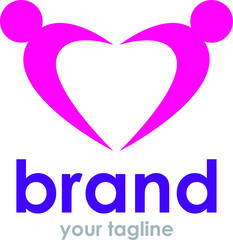 group people care logo love
