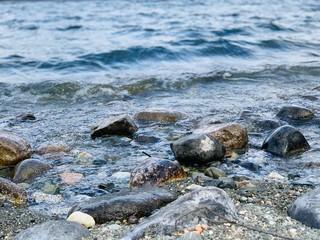 rocks on the beach