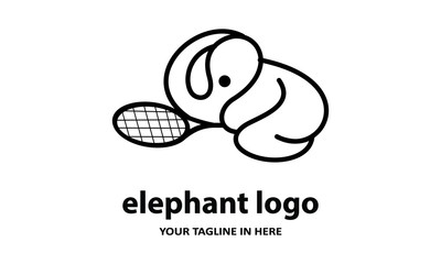 The design concept of sport sports holds tennis rackets and badminton	