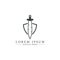 security logo design template full vector