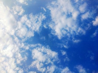 Obraz premium blue sky with clouds