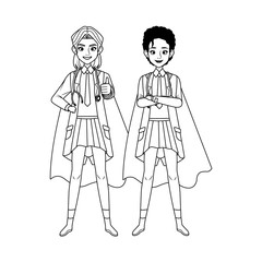 super female doctors with hero cloak vs covid19