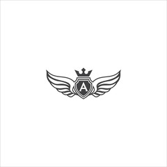 Obraz premium letter A logo