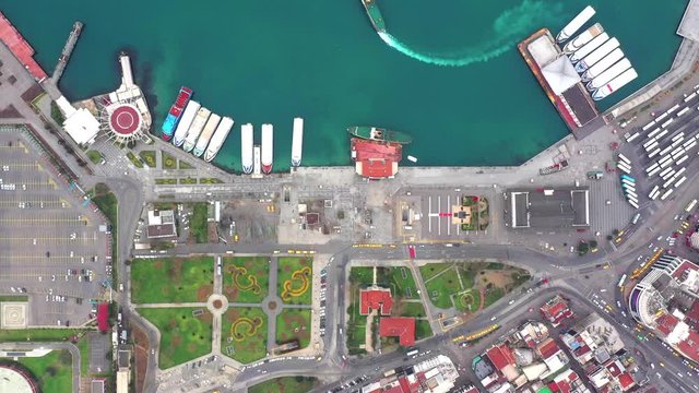 aerial view of kadık&ouml;y district in istanbul