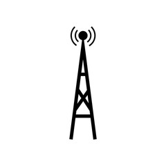 Broadcast, transmitter antenna icon 