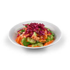 Spring salad from early vegetables