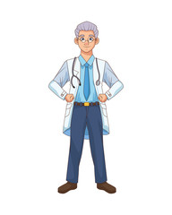 professional doctor avatar character icon