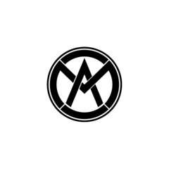 cma letter original monogram logo design