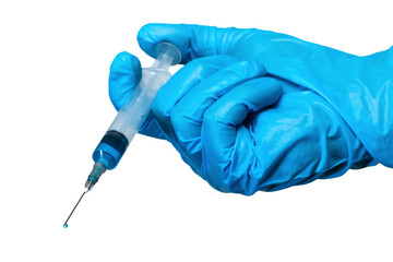 syringe, medicine, hand, injection, medical, isolated, vaccination, drug, health, hospital, white, vaccine, healthcare, care, injecting, shot, object, equipment, blood, laboratory, illness, cure, doct