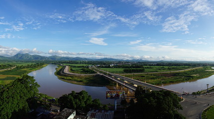 Dak bla river, Kon Tum, Viet Nam