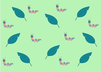 Fototapeta premium Seamless Pattern Floral Illustration