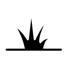Grass icon vector