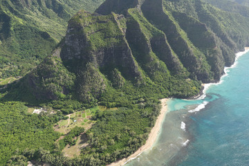 Fototapeta na wymiar Kauai coast landscape