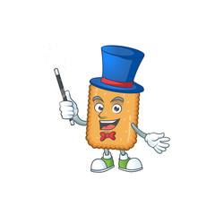 Talented biscuit Magician cartoon character design style