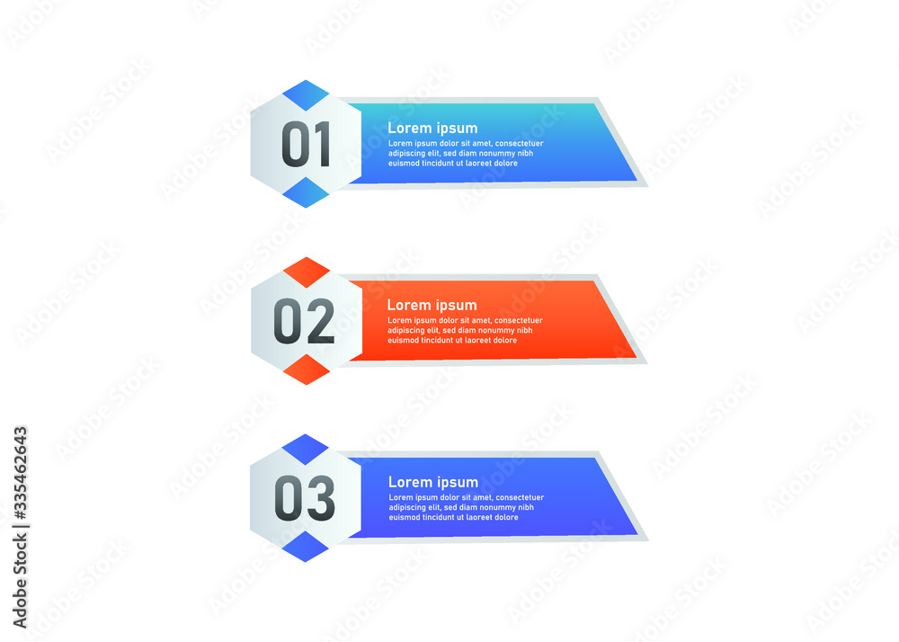 Poster colorful hexagonal vector banner design template, mltipurpose template for website banner and ilustr